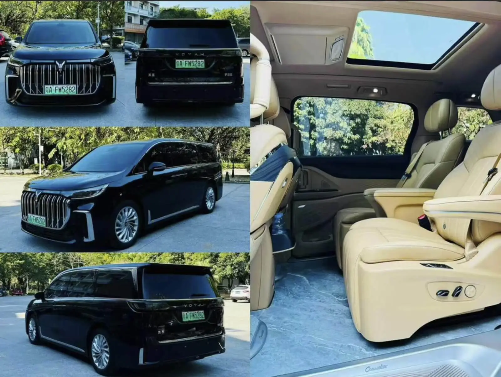 Voyah Dreamer executive MPV chauffeur car with driver in China